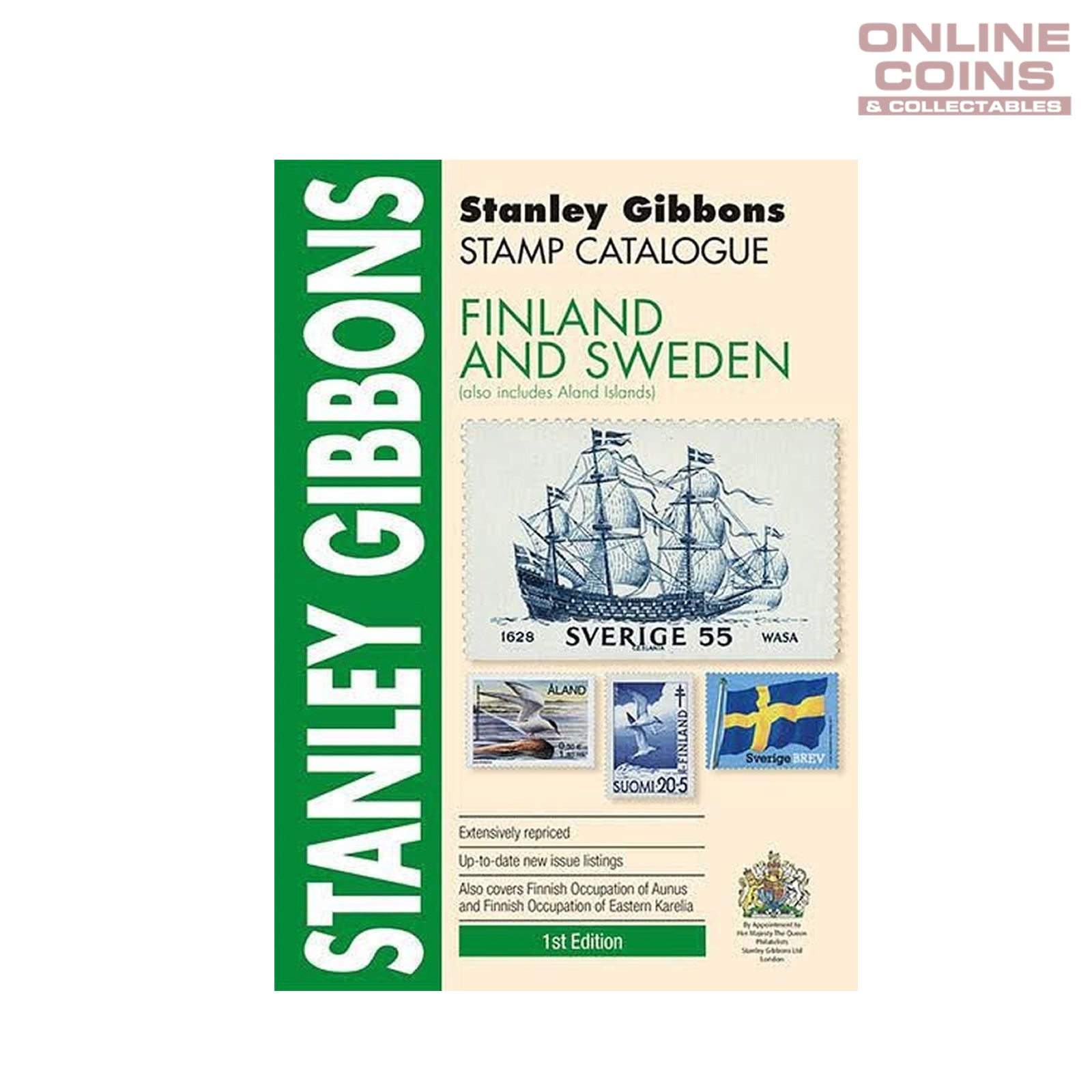 2017 Stanley Gibbons - Stamp Catalogue Finland and Sweden Soft Cover Book 1st Edition